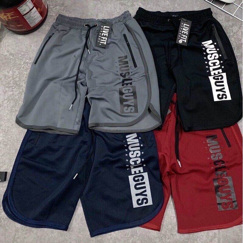Quần short gym nam,quần thun nam cực chất