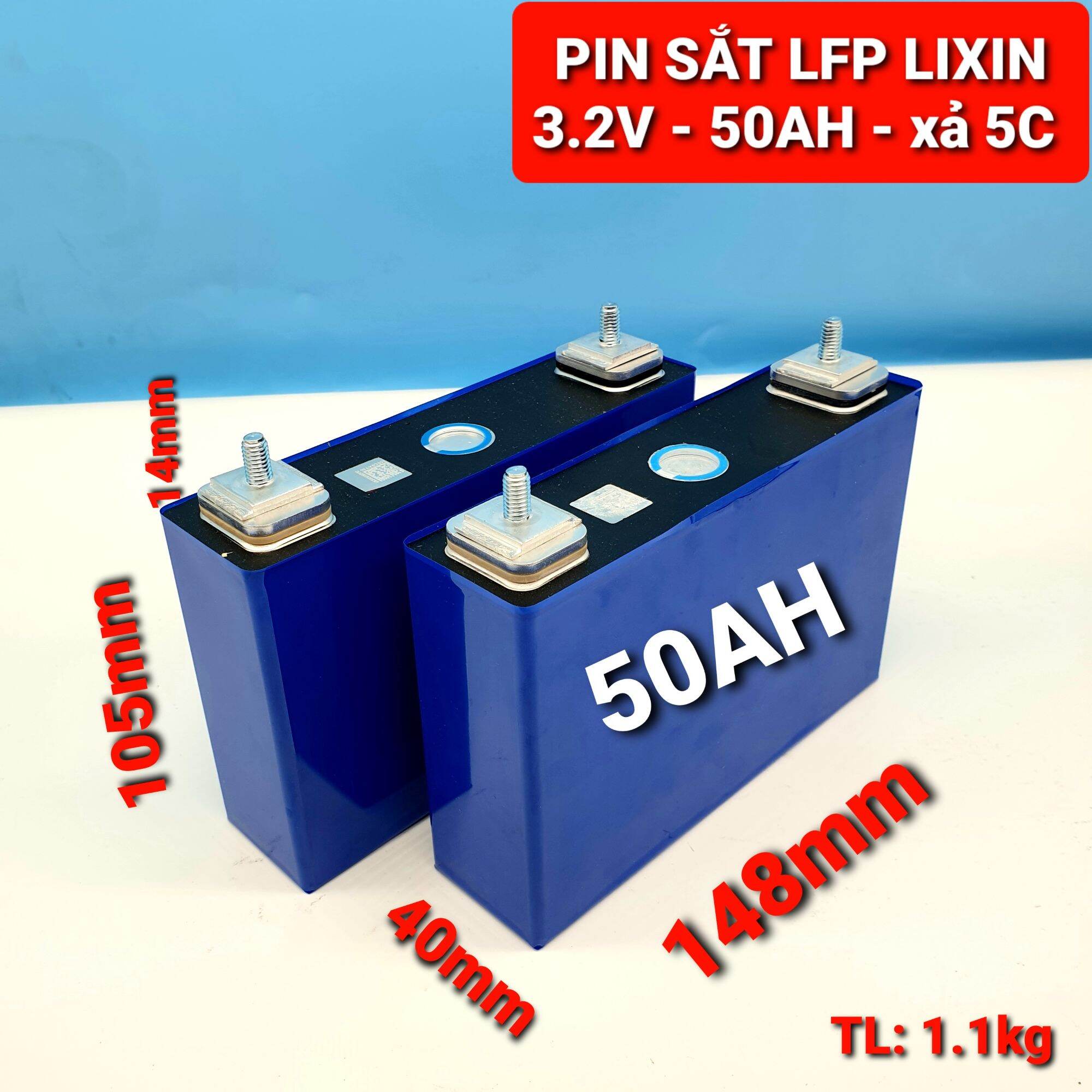 achun - MỚI - PIN LIXIN SẮT LPF 3.2V - 50AH  XẢ 5C CHÍNH HÃNG CHO THIẾT BỊ LƯU TRỮ VÀ XE ĐIỆN