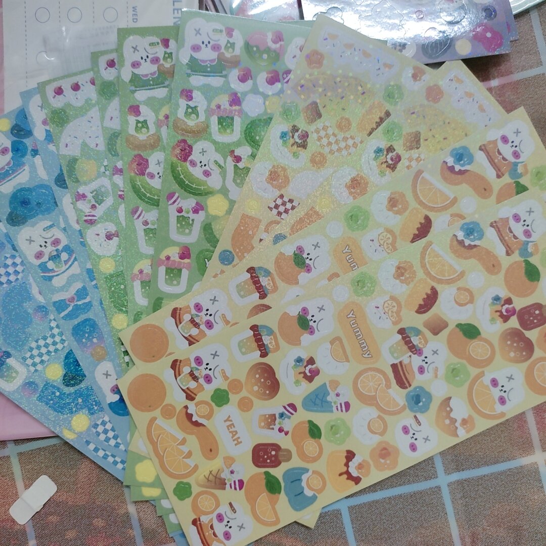 Sticker Hình Dán Trang Trí Lấp Lánh
