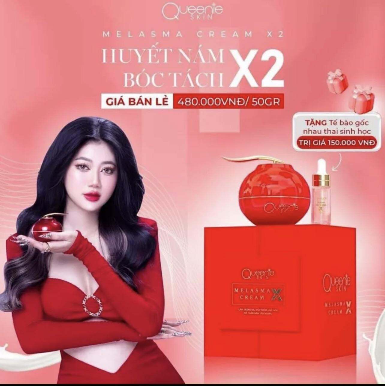 Kem Face Nám  Queenie Skin 50gr Tặng Kèm Serum