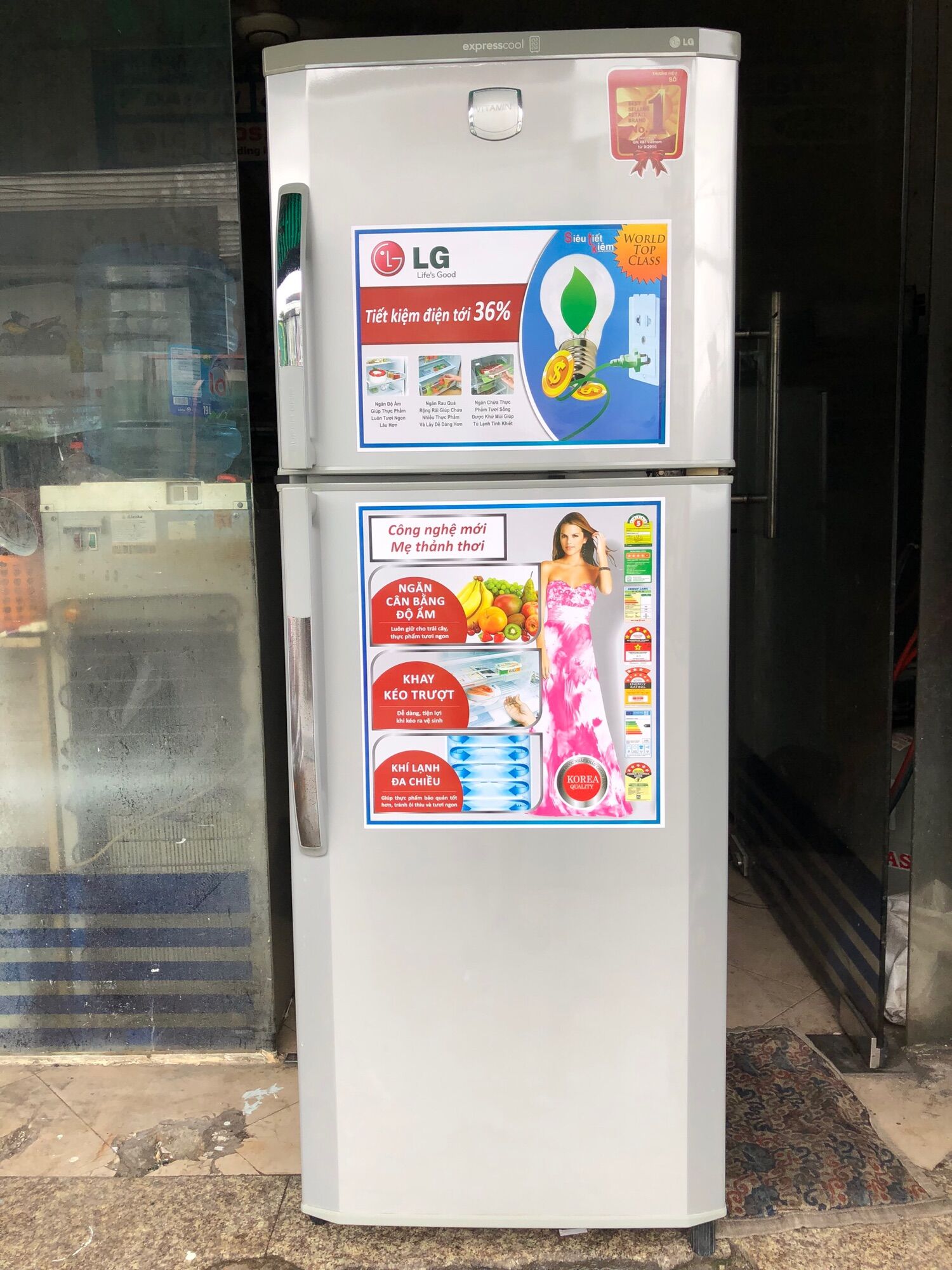 Tủ lạnh cũ lg 210 lít bán hcm