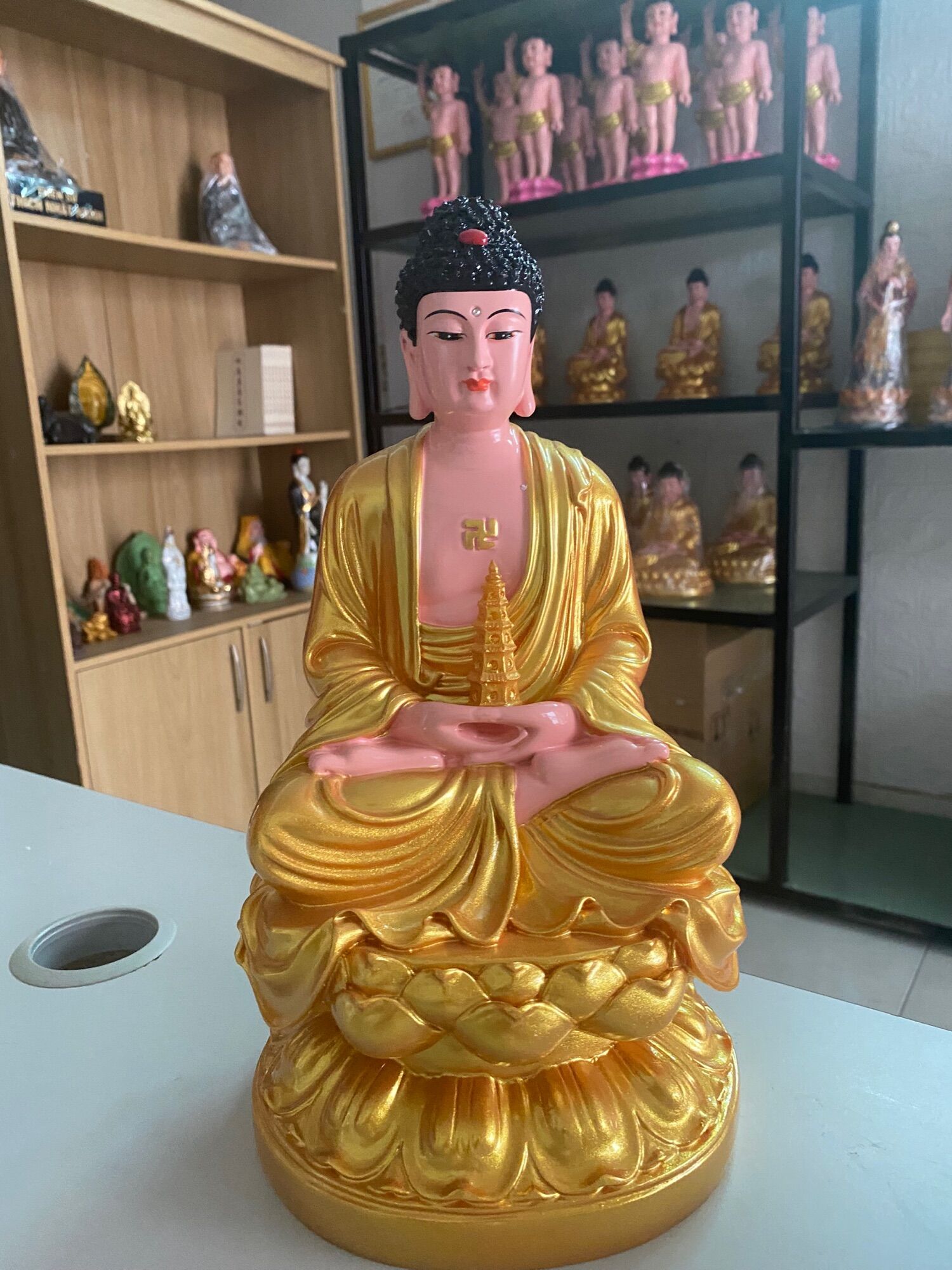 Tượng phật dược sư cao 30cm