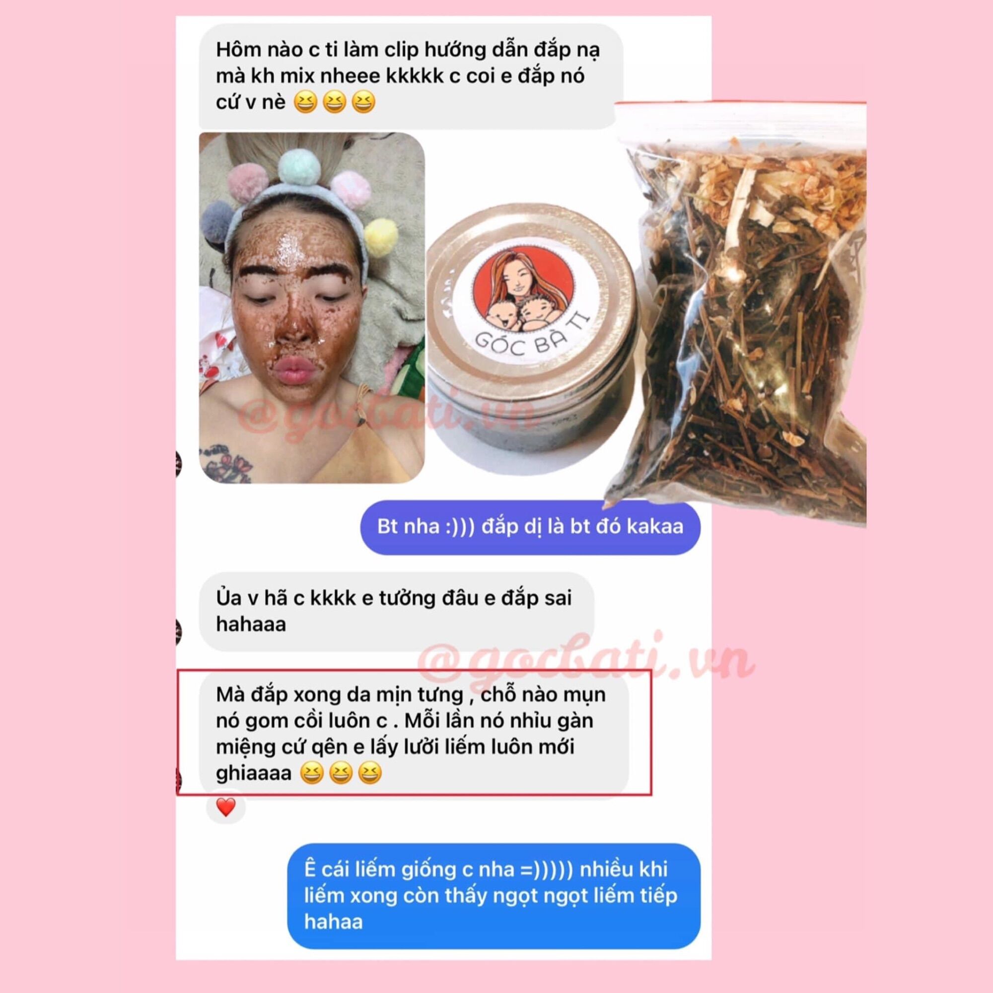 NẠ CHƯNG THẢO DƯỢC KÈM XÔNG