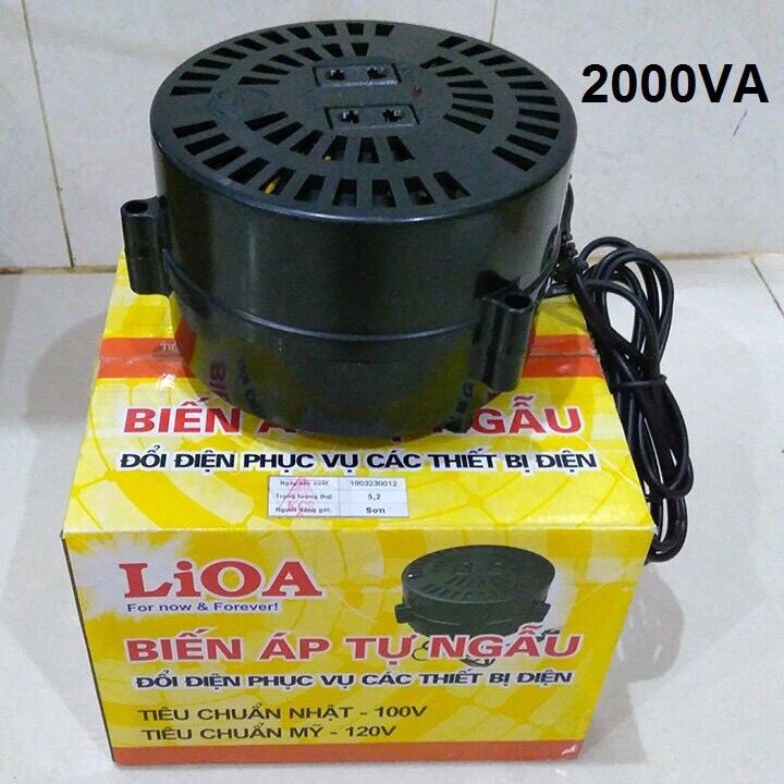 Biến áp đổi nguồn 220v ra 110v lioa 2000va/1500va/1000va