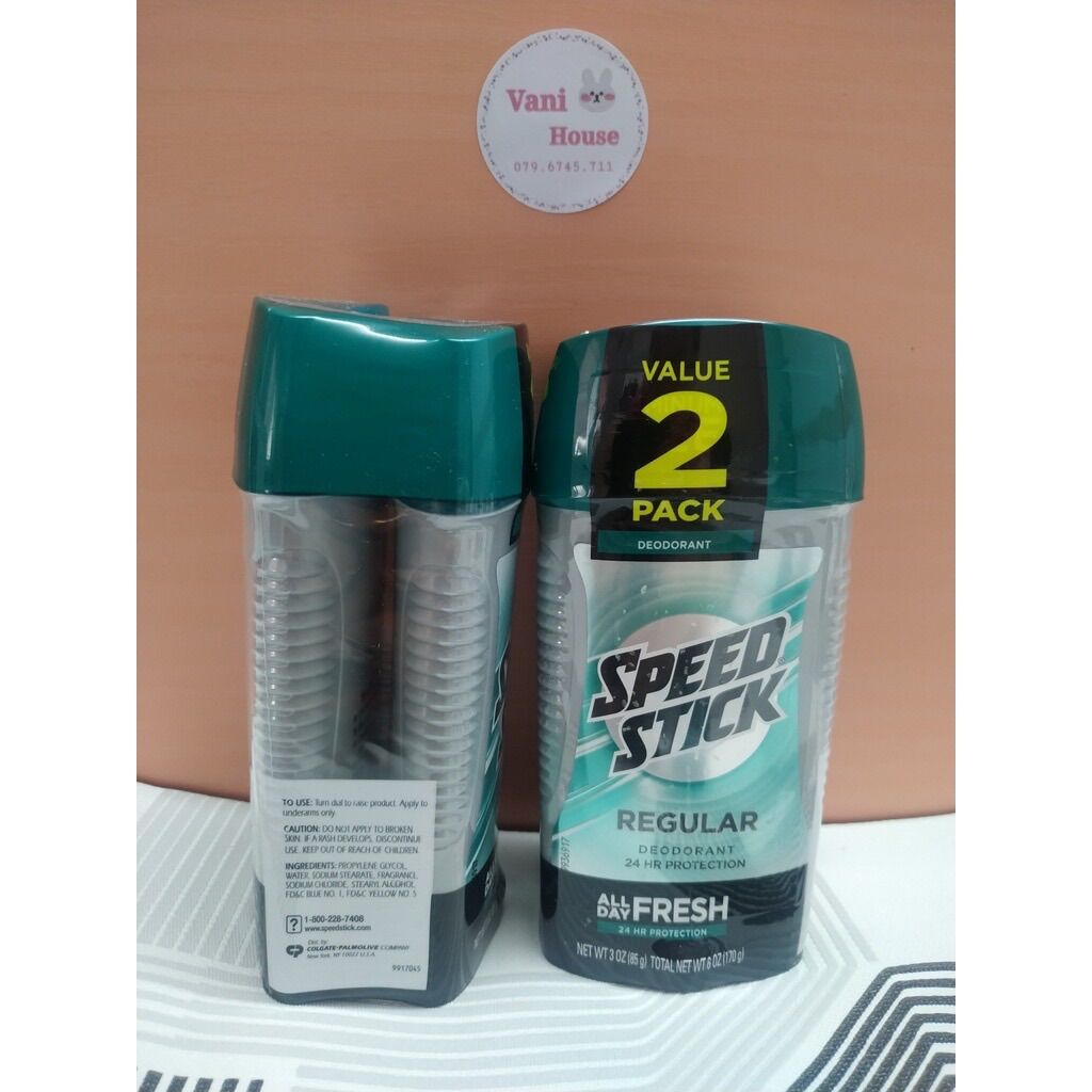 Lăn Khử Mùi Speed Stick Regular 85g USA - Hàng Mỹ