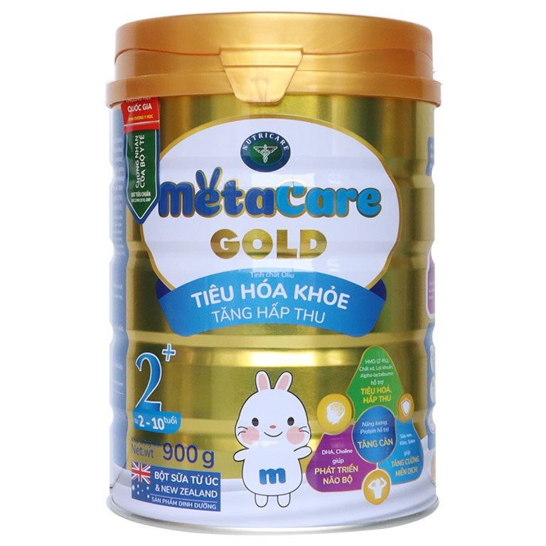 Sữa bột Nutricare Metacare gold 2 900g