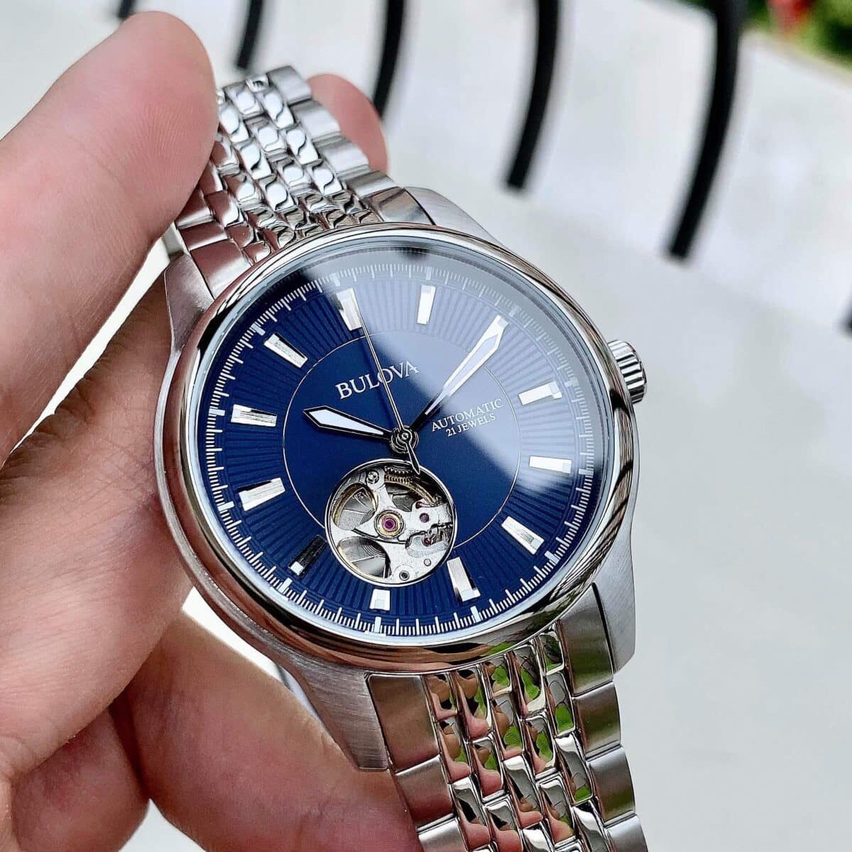 Đồng hồ nam chính hãng bulova 96a189 automatic
