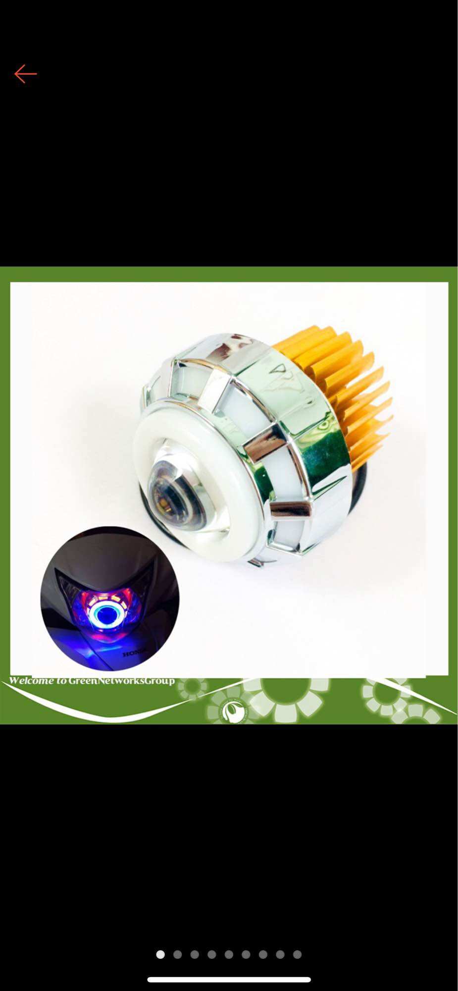 Bóng led bi cầu gắn dream , wave, sirius siêu đẹp