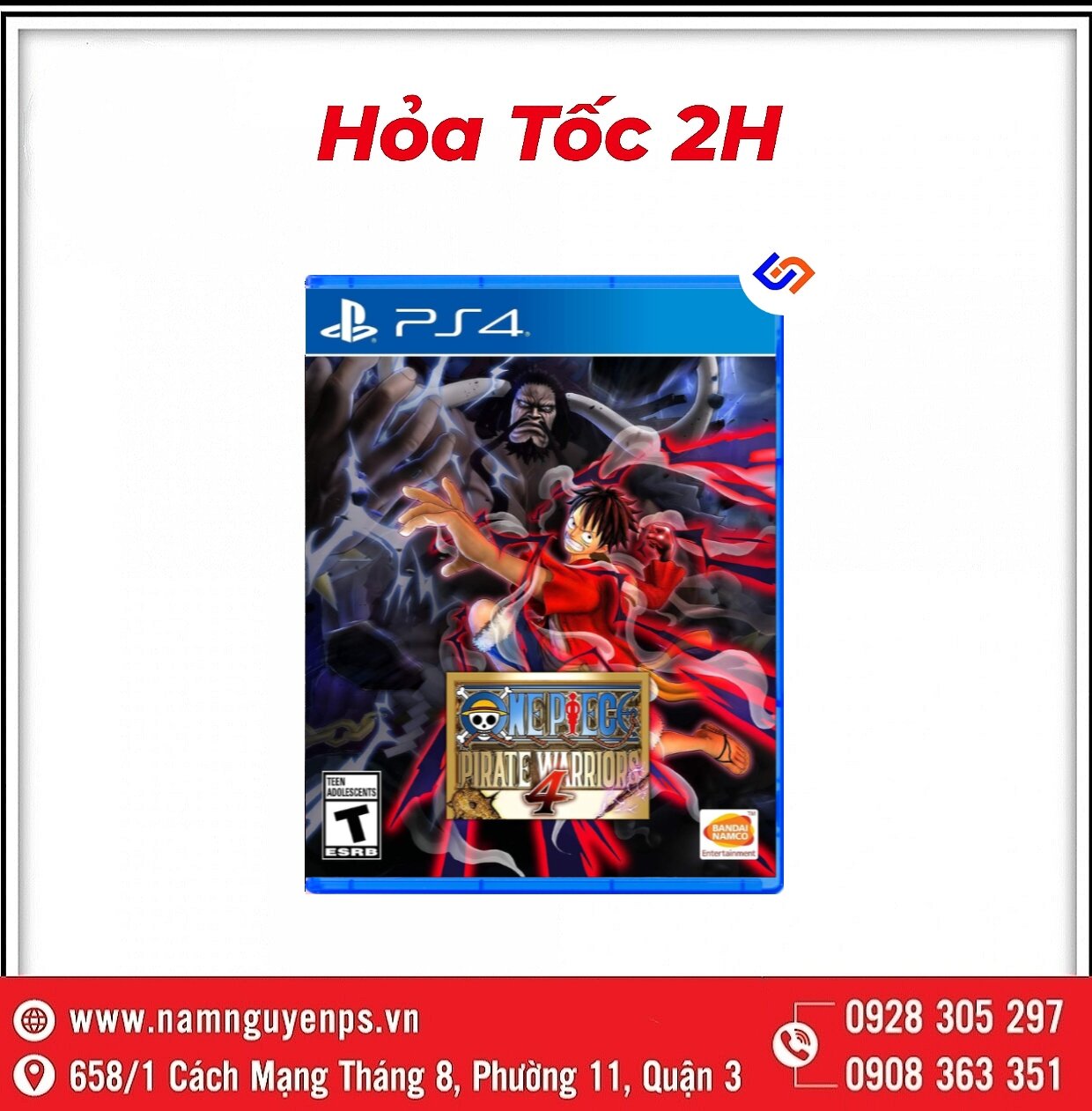 Đĩa game ps4 | one piece 4 pirate warriors op