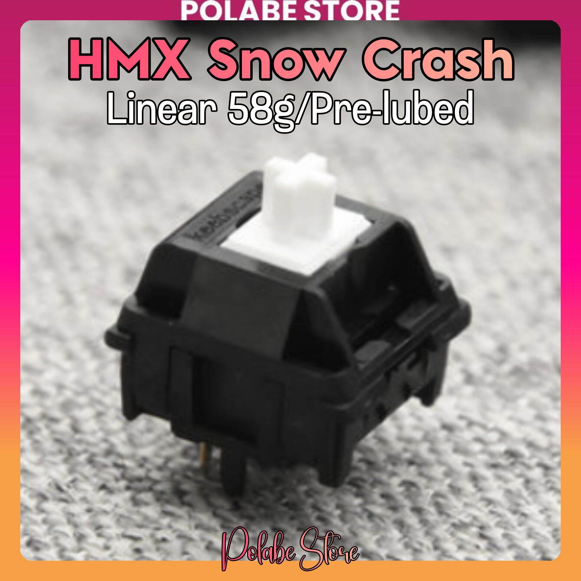HMX Snow Crash Linear switch Polabe Store bàn phím cơ switch Pre-lubed switch HMX