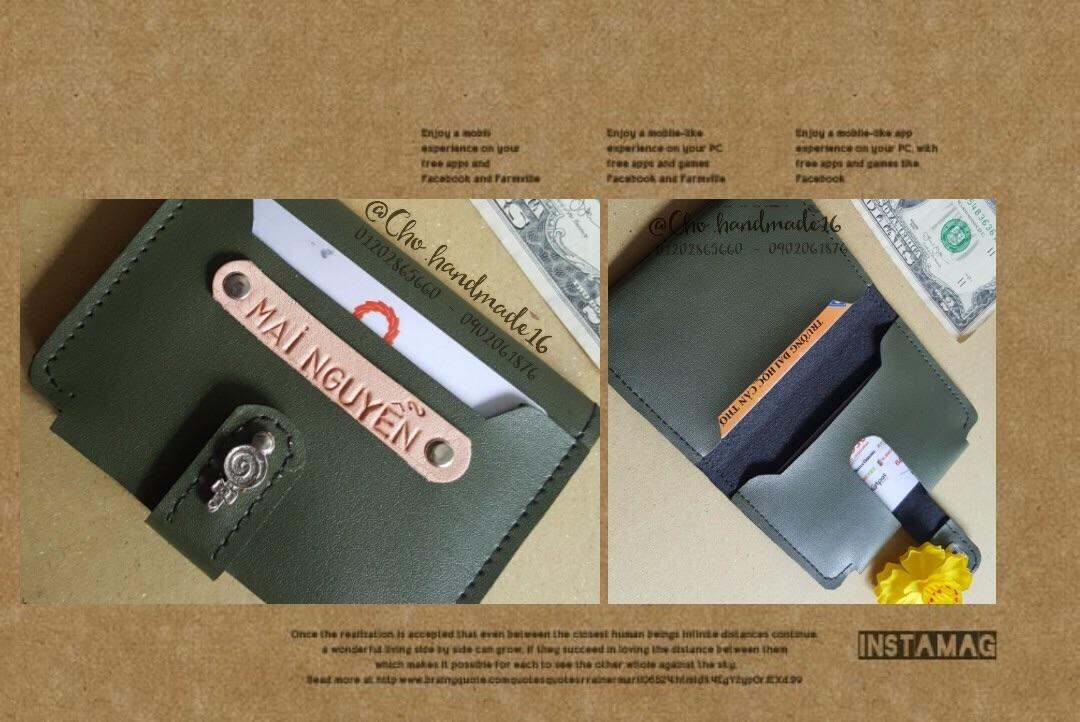 ví đựng card, bóp đựng thẻ atm