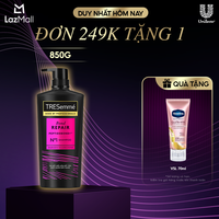 Dầu Gội TRESemmé Bond Repair Peptidebond+ 850g Cho Tóc Hư Tổn Do Tạo Kiểu Giúp Ngăn Gãy Rụng