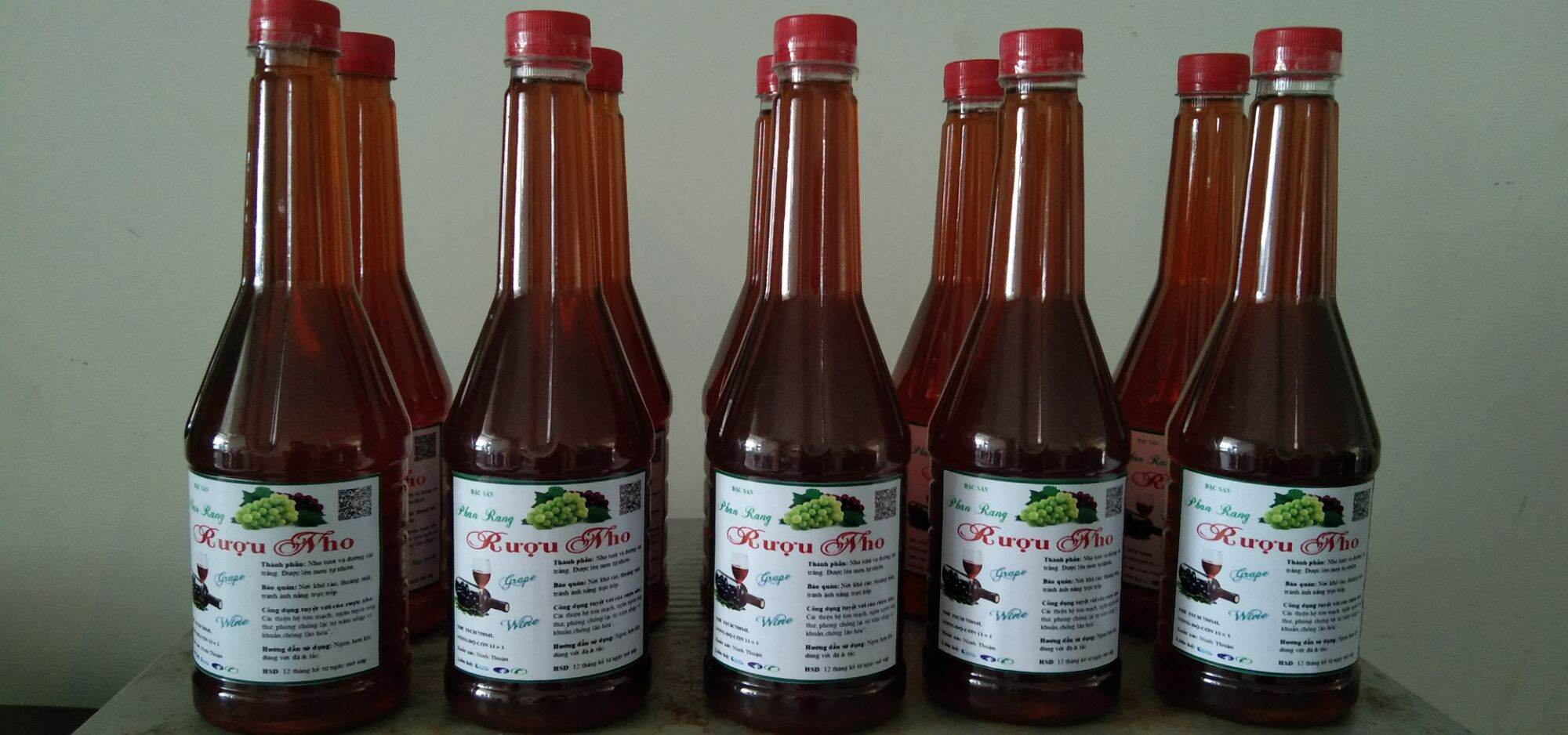 1chai nước nho lên men phan rang 750ml