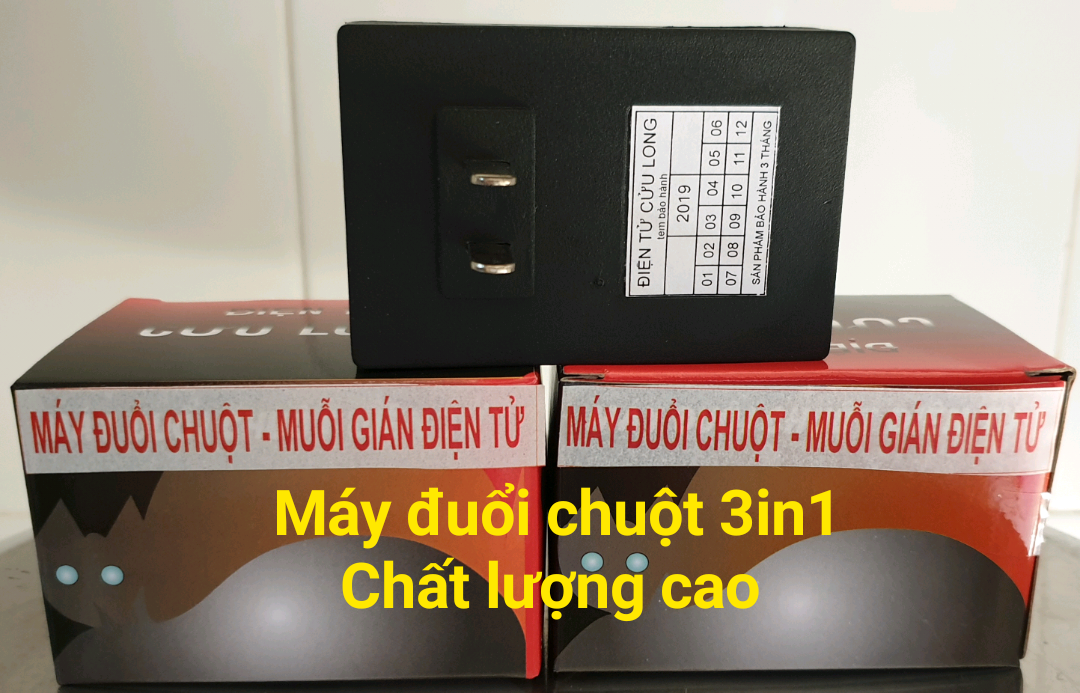 Máy đuổi muỗi + chuột + côn trùng CỬU LONG