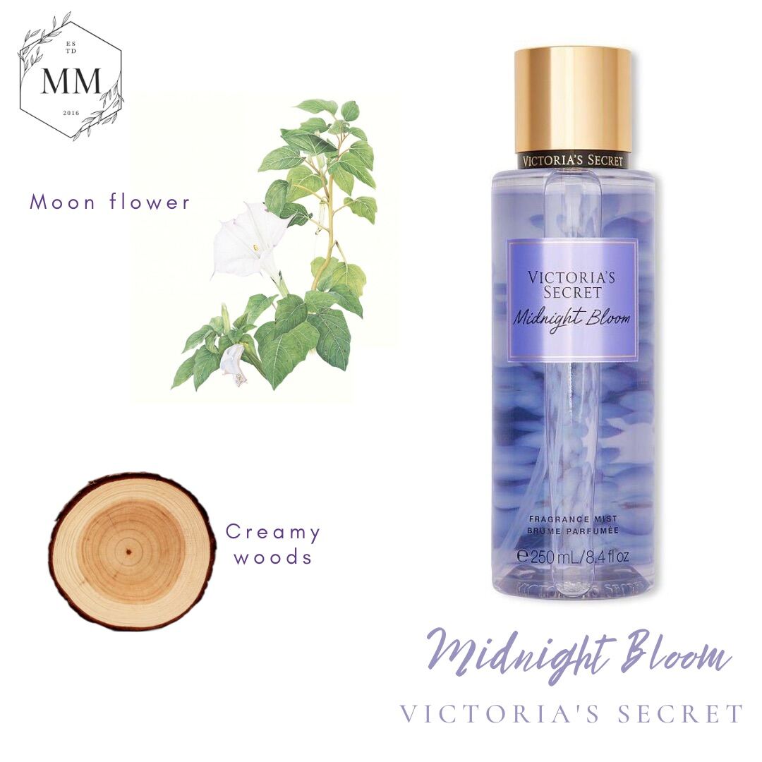 [Moomoocos] - Bộ sản phẩm Xịt Thơm Toàn Thân Victoria’s Secret Body Mist mùi Midnight Bloom fullsize 250ml