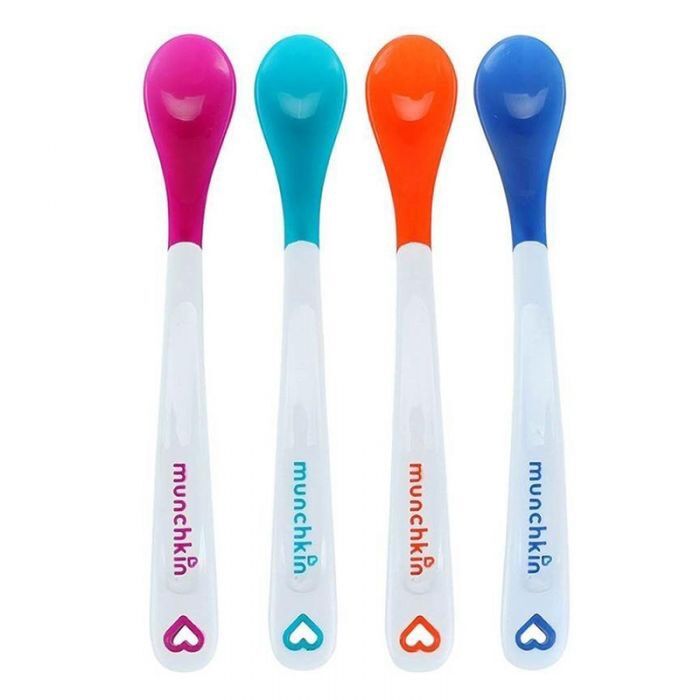Thìa báo nóng Munchkin Mỹ cho bé ăn dặm