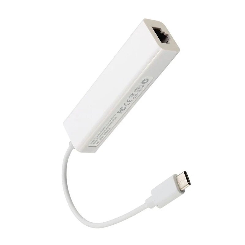 Cáp chuyển đổi USB-C/Type-C sang RJ45 Ethernet LAN thích hợp cho laptop Apple & Type C