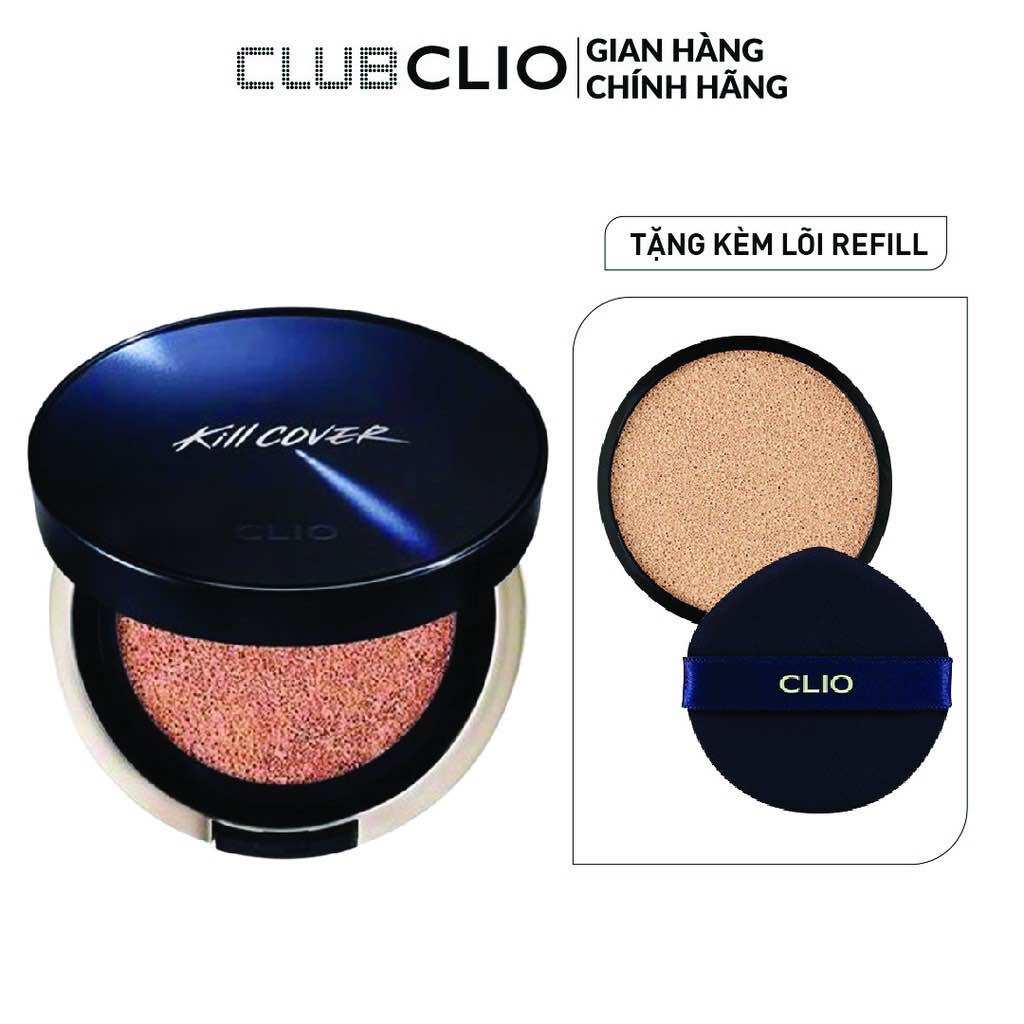 Phấn nước clio kill cover founwear cushion all new spf 50+ pa++++