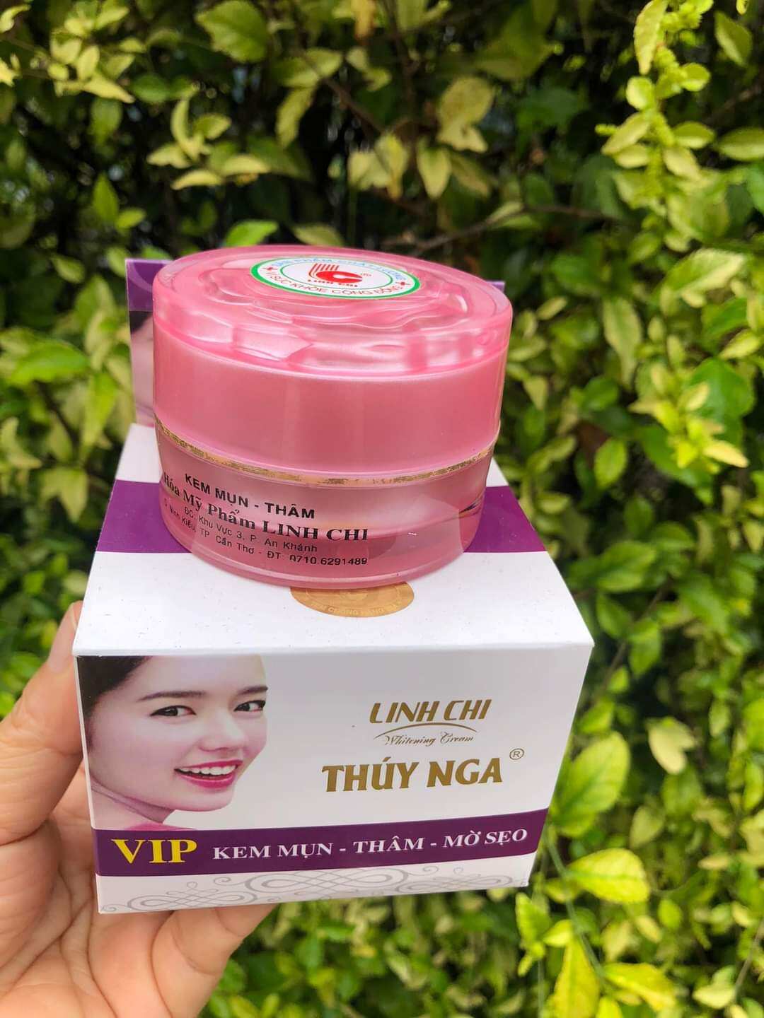 Kem mụn-thâm-mờ sẹo VIP Linh Chi Thúy Nga