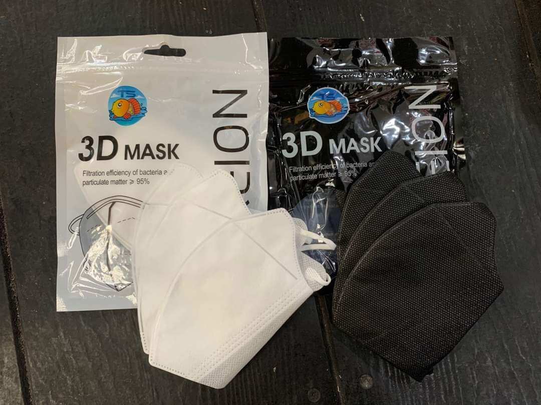 Bịch 10 Cái Khẩu Trang 3D Mask Thái Lan (trắng)