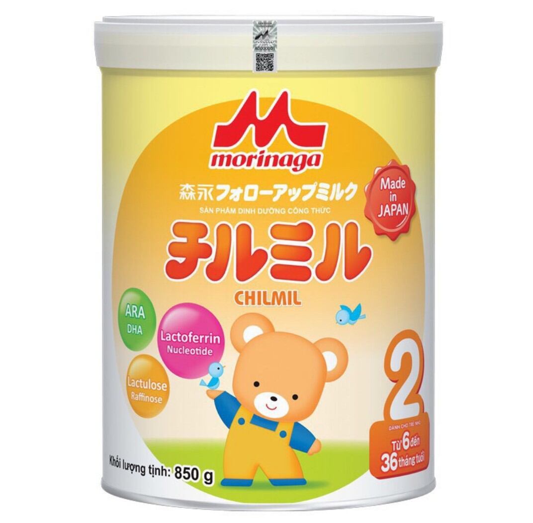 Sữa bột morinaga chilmil số 2 mẫu mới 850g