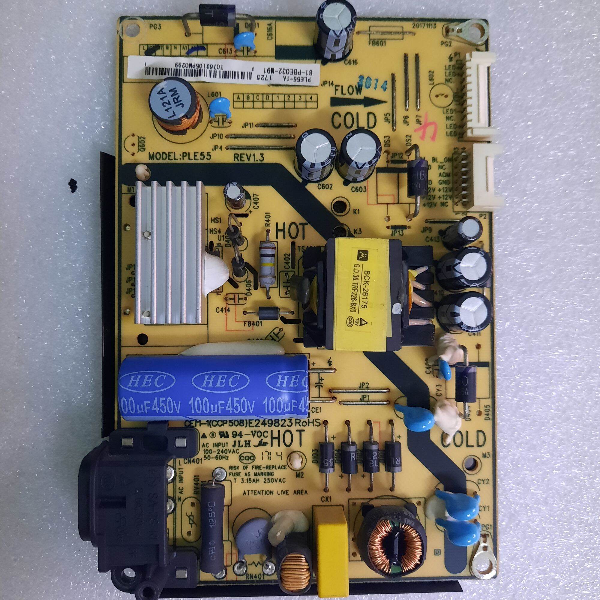 Bo nguồn tivi TCL  32S6100 , 32S6000