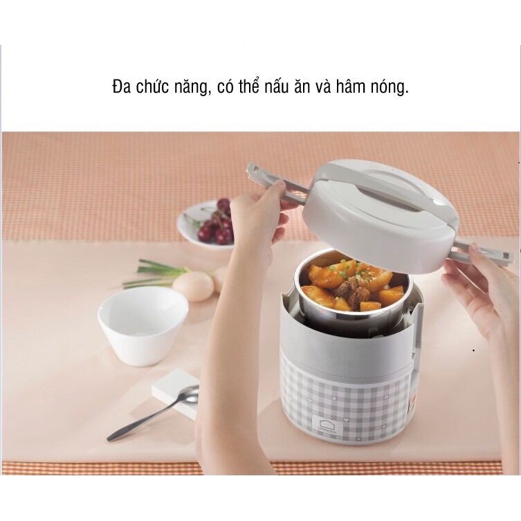 [HCM]Hộp cơm điện Lock&Lock EJR216 ( 2L ) - Hàng Chính Hãng