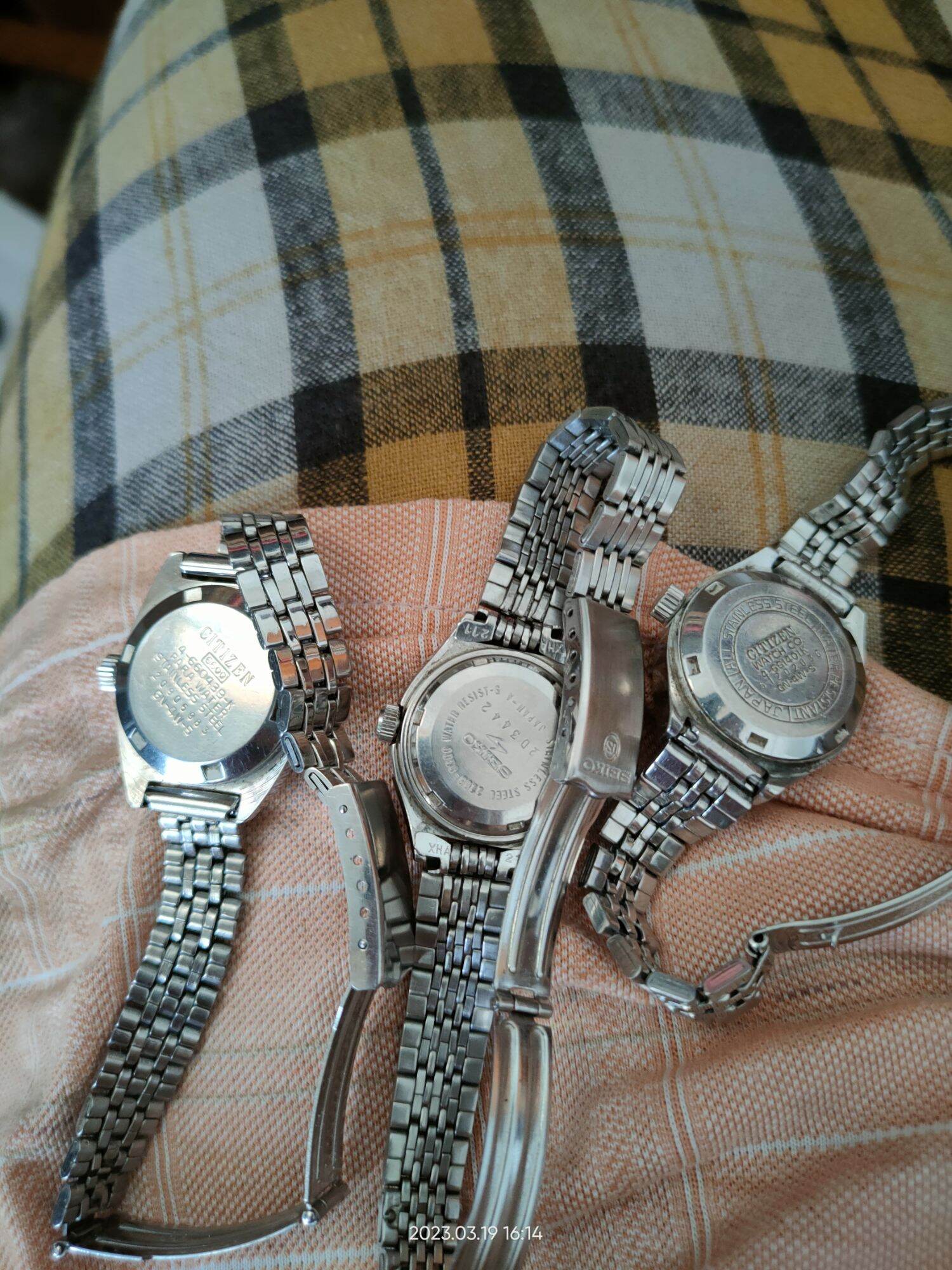 Combo 3 Automatic Seiko Citizen cổ điển