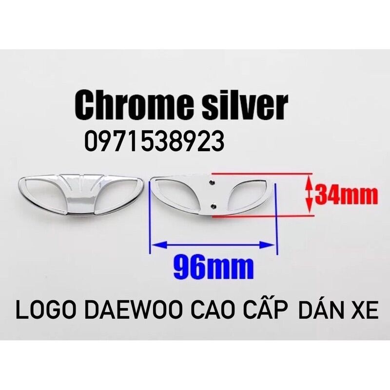 Logo Daewoo dán xe cao cấp trước hoặc sau | Lazada.vn