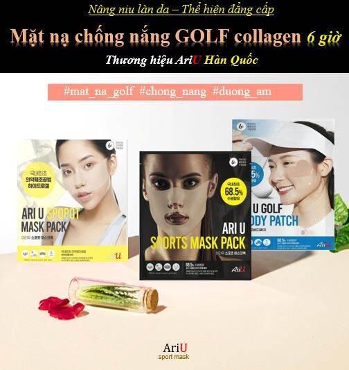 Mặt nạ chống nắng GOLF 스포츠 마스크 Ari U Hàn Quốc