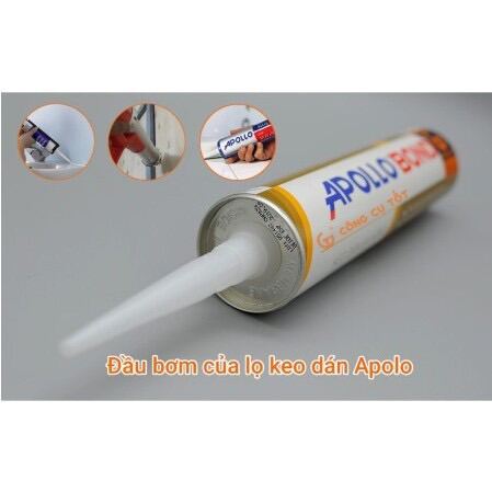 Keo Dán Xây Dựng gỗ,gương,sắt,alu đa năng Apollo Bond 300ml