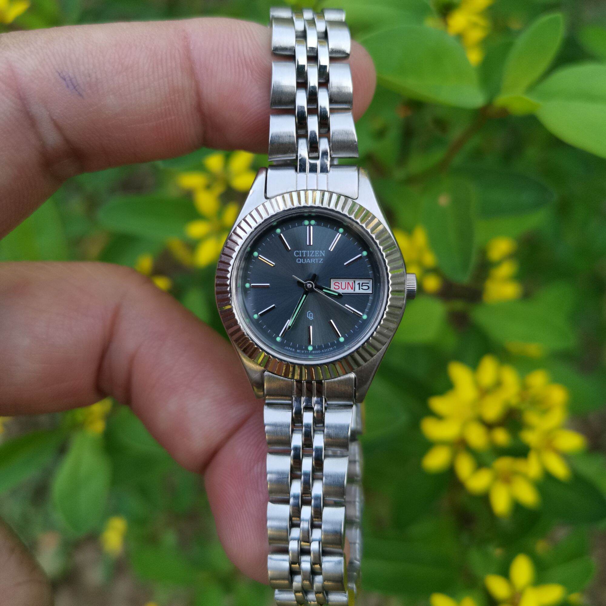 Đồng Hồ Si Nhật Nữ CITIZEN - QUARTZ - Demi Niềng khía