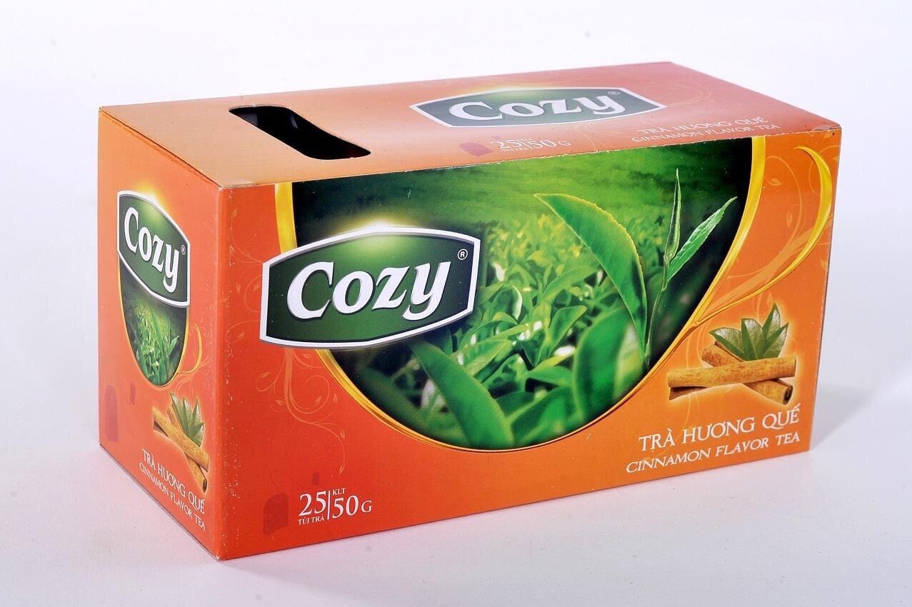 Trà cozy hương quế túi lọc hộp 20 gói x2gam - ảnh sản phẩm 1