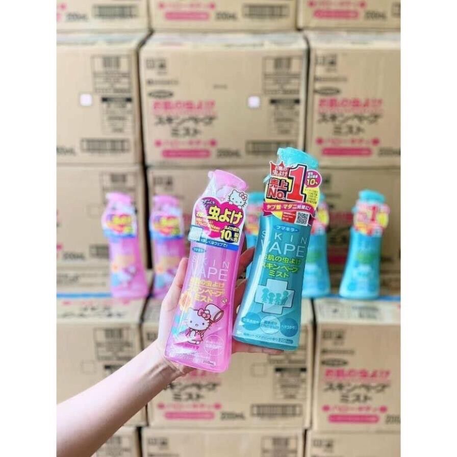 Xịt chống muỗi skin vape Nhật Bản 200ml (Hàng Nội Địa Nhật)