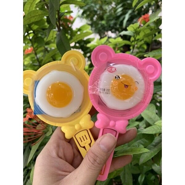 COMBO 5 CÁI thạch nổ pudding chảo trứng ốp la
