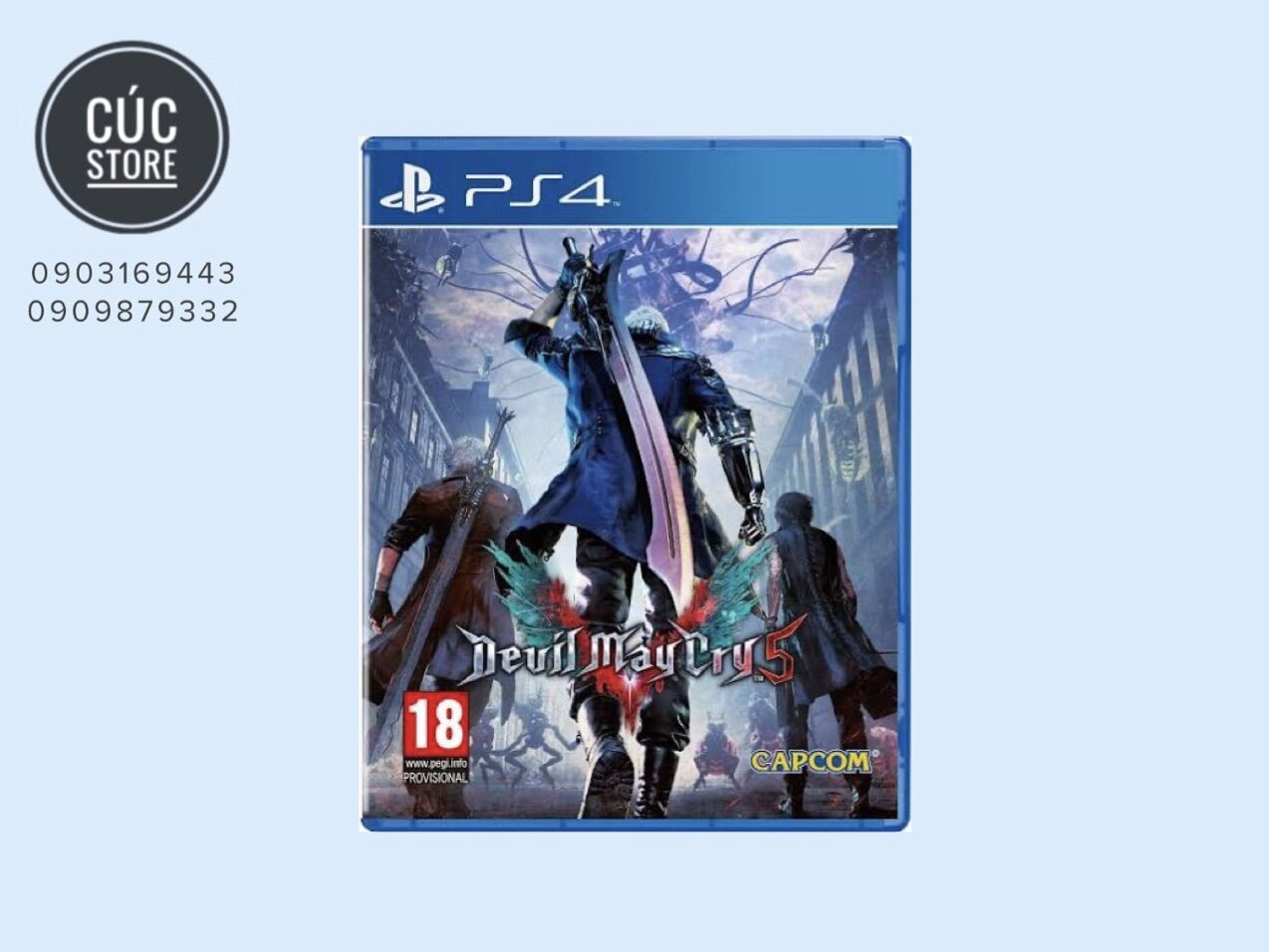 Đĩa chơi game ps4: devil may cry 5