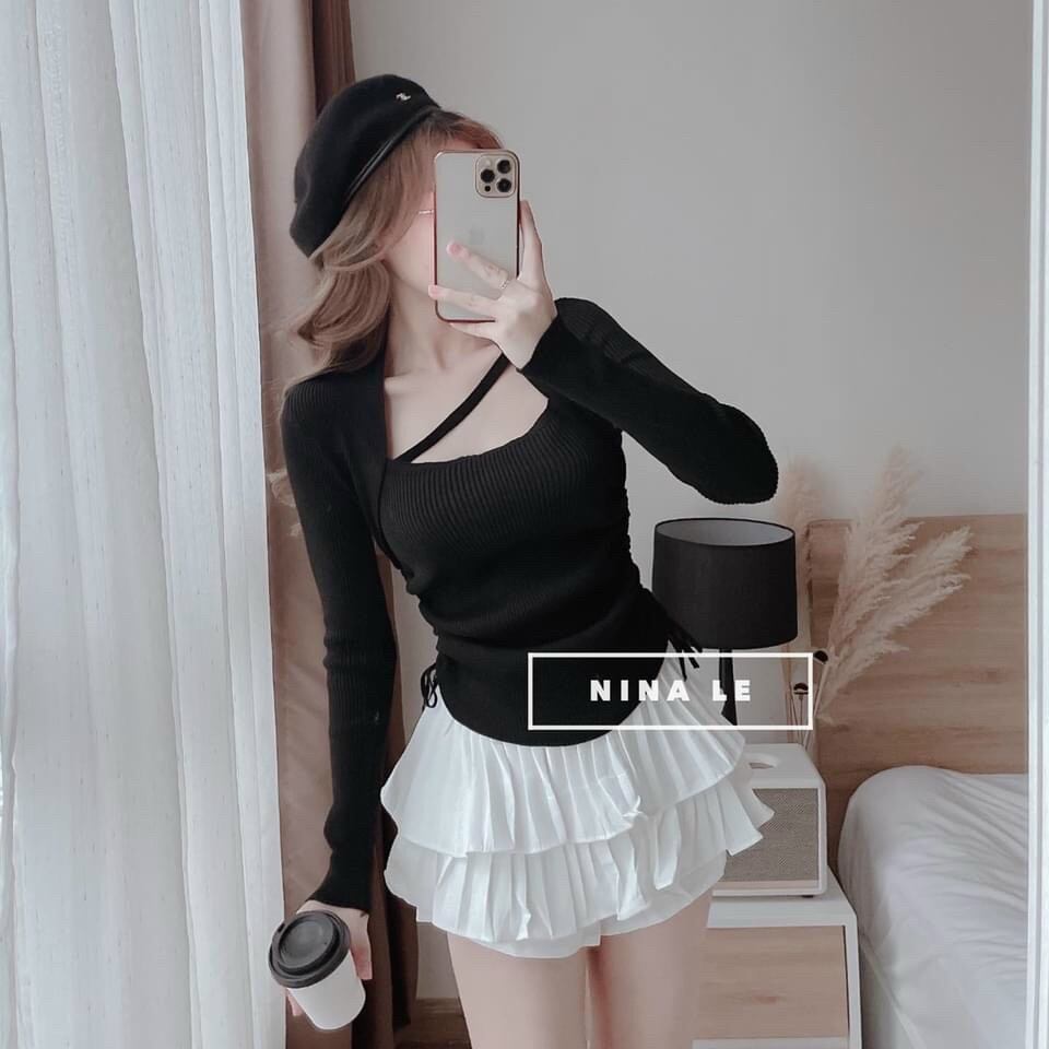 ÁO KIỂU CHÉO DÂY NGỰC