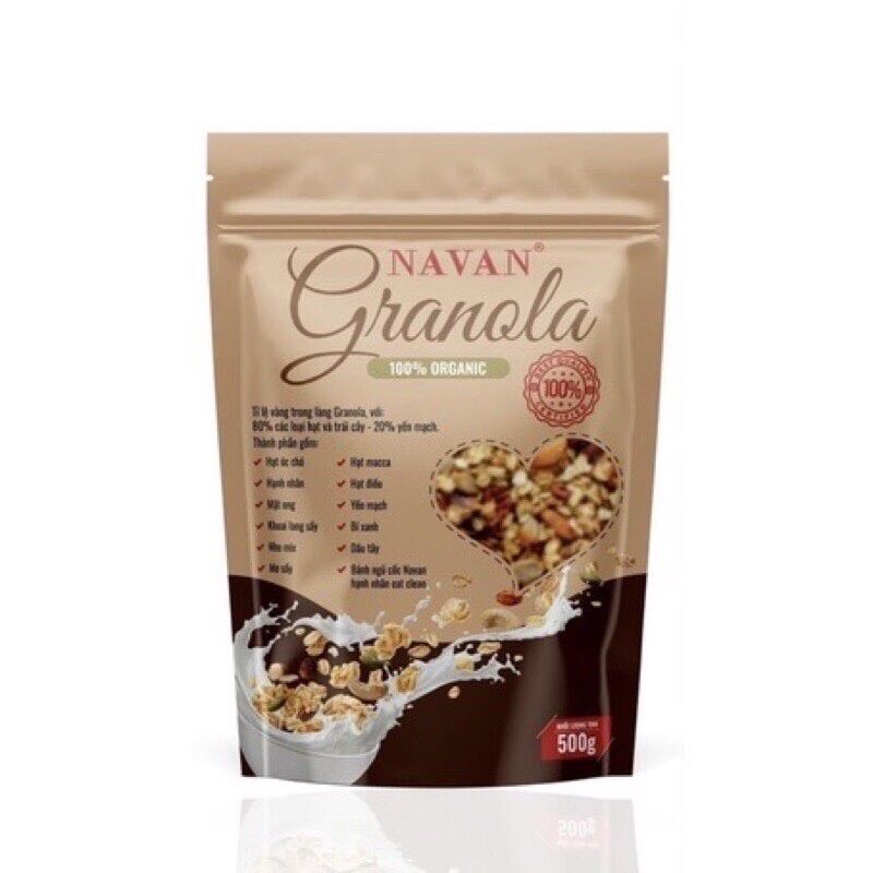 ngũ cốc nguyên hạt granola navan [Chính Hãng]