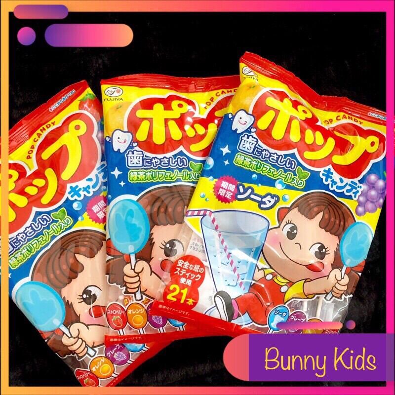 Kẹo mút Pop Candy/Fujiua chống sâu răng/ 158g/Date xa