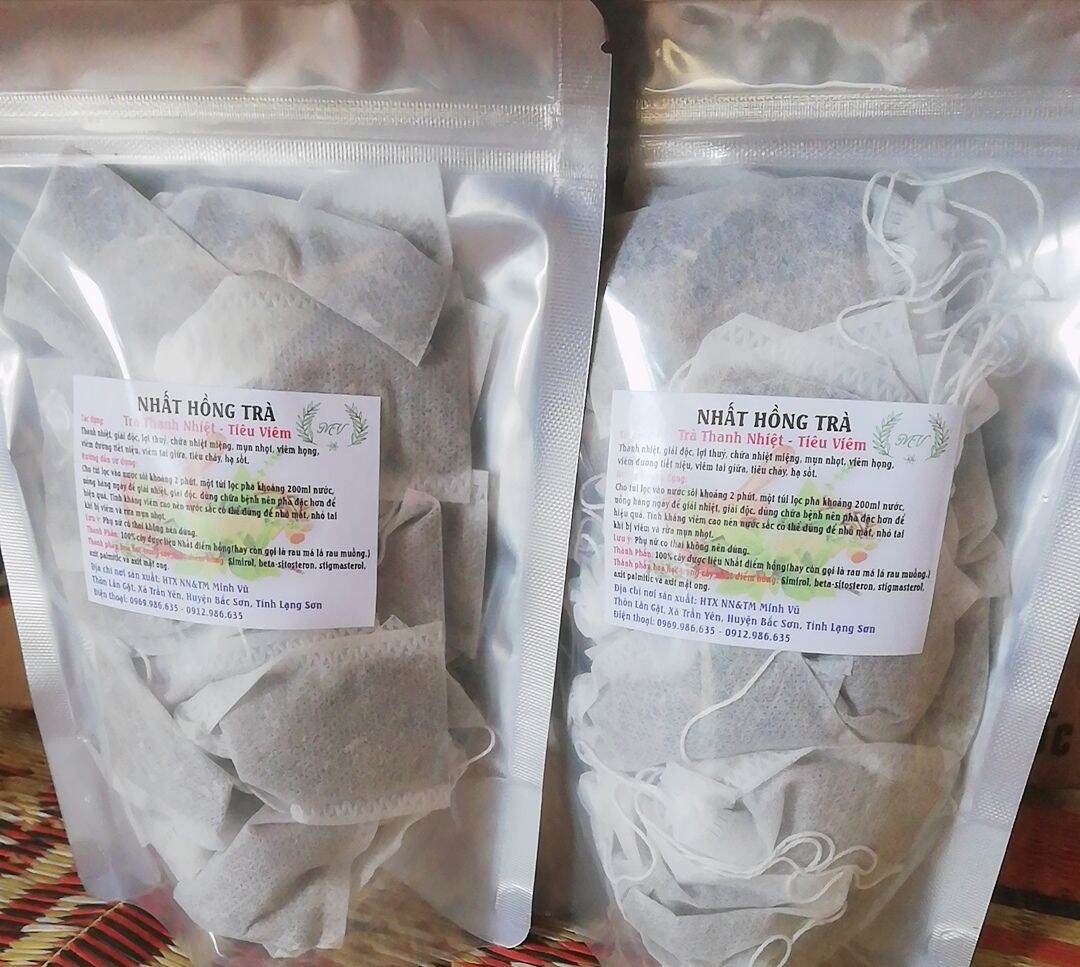 Trà thanh nhiệt, giải độc, tiêu viêm. Nhất hồng trà vị hoa cúc