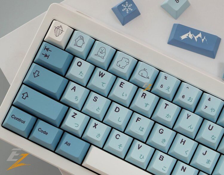 Set Keycap Cherry Ice Berg 142 Phím Cho Bàn Phím Cơ