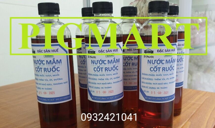 Nước mắm cốt ruốc dì phước mắm nguyên chất đặc sản huế - pigmart