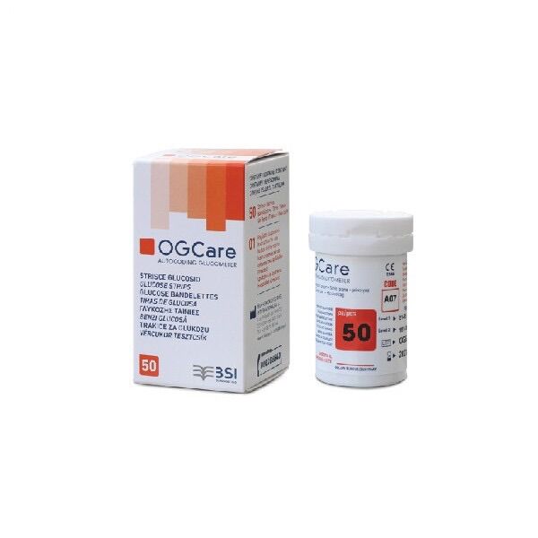 Que thử đường huyết og care hộp 50 que