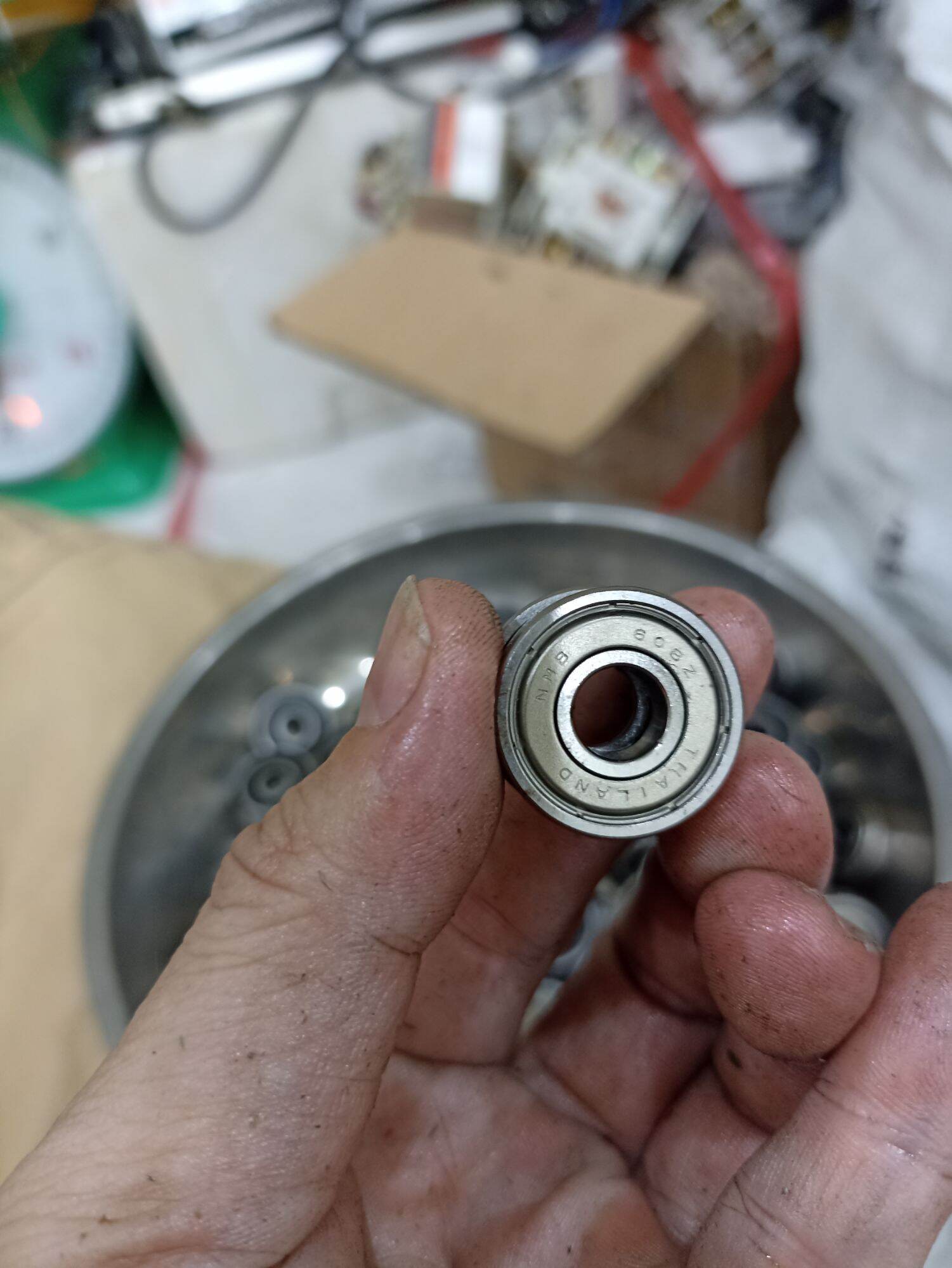 vòng bi,bạc đạn 608 tháo máy