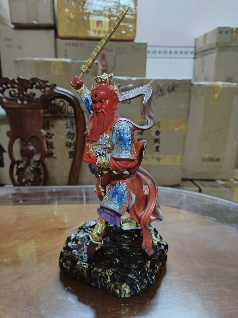 Tượng Vương Linh Quan cao 30cm