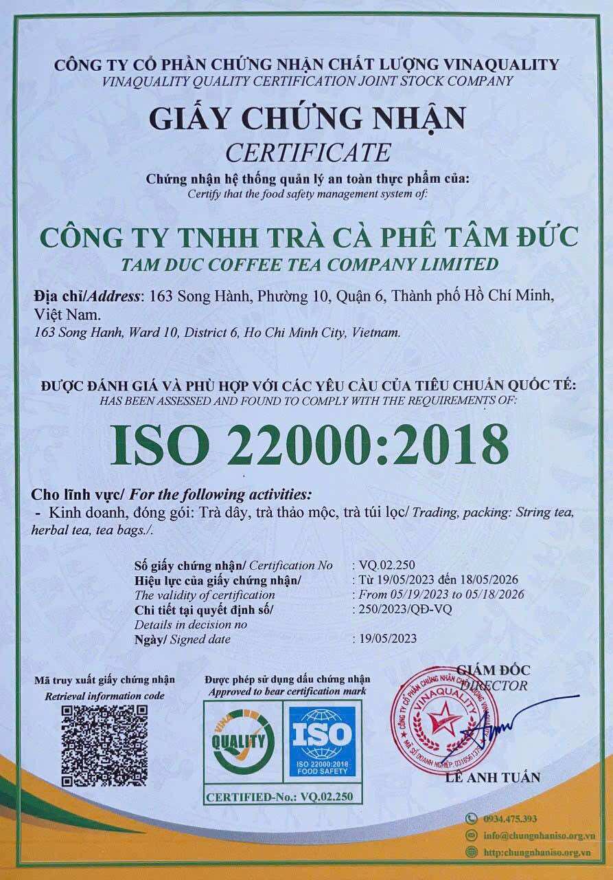 TRÀ THẢO MỘC TÂM ĐỨC