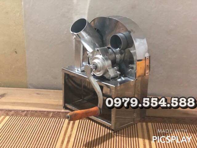 MÁY CẮT HÀNH TỎI INOX QUAY TAY