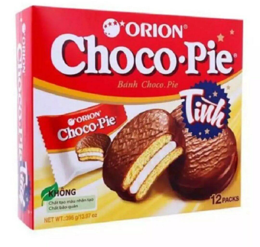 COMBO 1 HỘP 12PCS/396g BÁNH CHOCOPIE SOCOLA TÌNH THƠM NGON -DATE MỚI