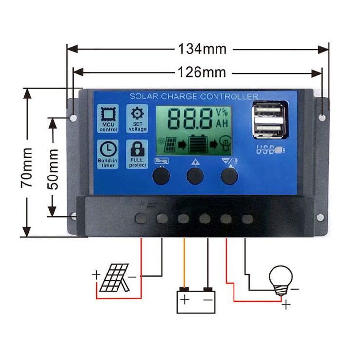 combo pin năng lượng mặt trời mono 100w 9bb