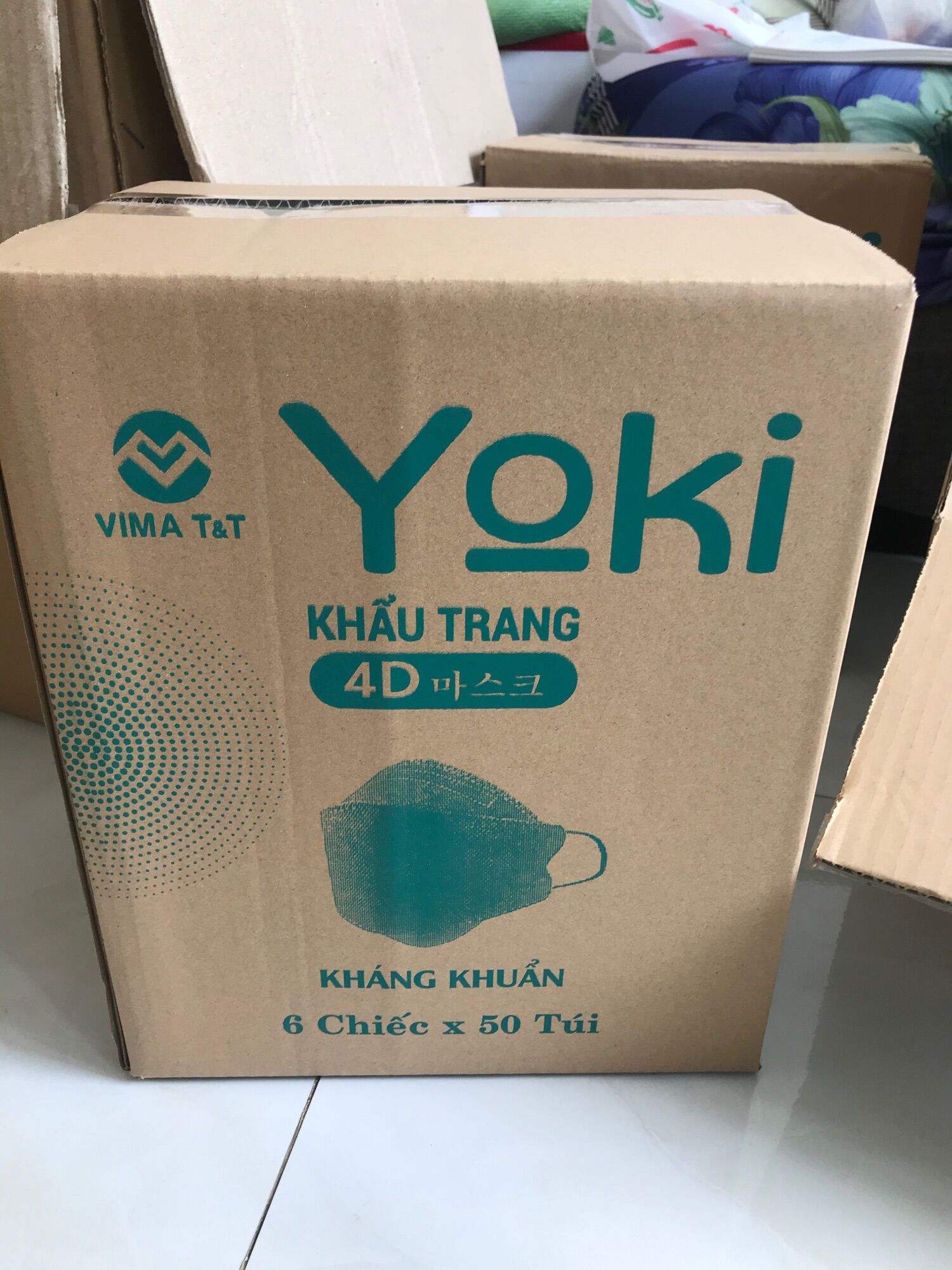Combo 15 bịch (150 cái khẩu trang) Yoki kháng khuẩn giá sỉ